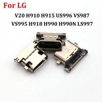 1Pcs Dock Konektor USB Nabíjanie Nabíjací Port Konektor Typu C Konektor Pre LG V20 H910 H915 US996 VS987 VS995 H918 H990 H990N LS997