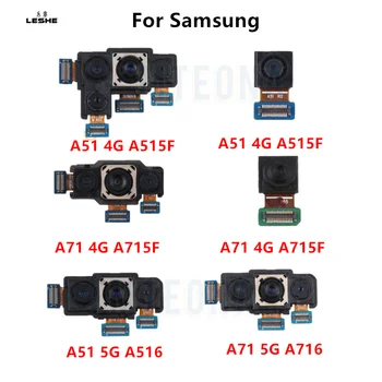 Originálne Predné Zadné Kamera Pre Samsung Galaxy A51 A71 4G 5G Zadok Smerom Dozadu Selfie Čelnej Kamery Modul Flex Náhradných Dielov