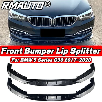 G30 Predné Pery Predný Nárazník Spojler Pery Splitter Difúzor Bumper Kryt Tela Držiak Pre BMW 5 Series G30 2017-2022 Auto Príslušenstvo