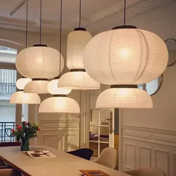 Papier Xuan Luster Nordic Dánska Japonský Noguchi Yong&Tradíciu Formakami Obývacia Izba Reštaurácia Kreatívneho Osvetlenia