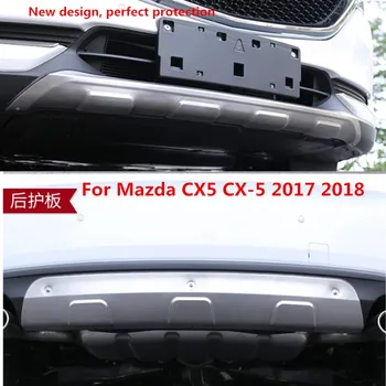 Vysoko kvalitné Auto styling 2 ks Nehrdzavejúca oceľ, Predné a Zadný Nárazník Šmyk Chránič Doska kryt pre Mazda CX-5 2017 2018