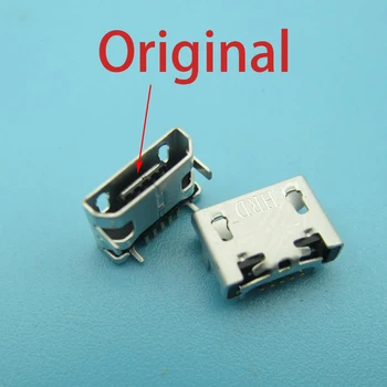 100ks/veľa Pôvodný konektor Micro usb Nabíjací port pre ASUS Memo Pad 7 ME170C K017 pre Lenovo IdeaTab A2109A
