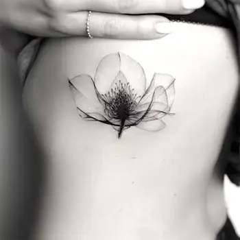 Black Lotus Dočasné Tetovanie Nálepky Jednorazové Falošné Tetovanie Nepremokavé Trvalé Kotúča, pre Mužov, Ženy Faux Tatouage Femme