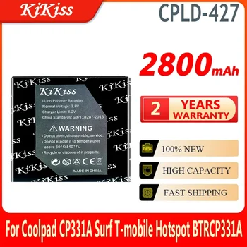 2800mAh KiKiss Novú Batériu CPLD-427 CPLD427 Pre Coolpad CP331A Surf T-mobile Hotspot BTRCP331A Mobilného Telefónu, Batérie