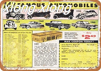 Kovové Sign - 1963 147 Slávny Autá na $2.49 - Vintage Vzhľad