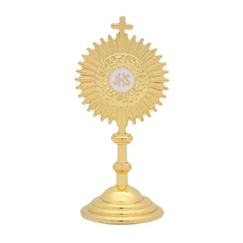 Kovové Svätého Slniečko na Kríži Figúrka Zliatiny Zinku Kresťanskej Katolíckej Umenia, Socha