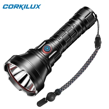 CORKILUX BT90 LED Silné Vysokou Lumen Vonkajšie Dlhý Rad Baterka 21700 Typ Batérie-C, USB Nabíjateľné Nepremokavé Nočné Svetlo