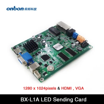 Onbon BX-L1A Video Nástenné LED Displej Posielanie Karty, Podpora HDMI , VGA ,1280 x 1024pixels,práca s Rceciving Karty