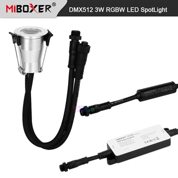 Miboxer DMX512 3W RGBW LED Reflektor, Úprava Adresu Automaticky Nepremokavé IP66 DMX Signálu Zosilňovač Pôvodnú Adresu Editor