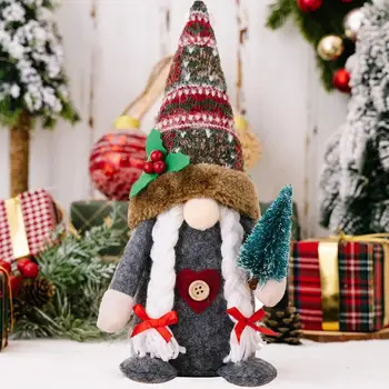 Roztomilý Dovolenku Gnome Domova Dovolenku Dekor Trpaslíci Očarujúce Gnome Figúrky Slávnostné Vianočné Dekorácie pre Domov Rozkošný