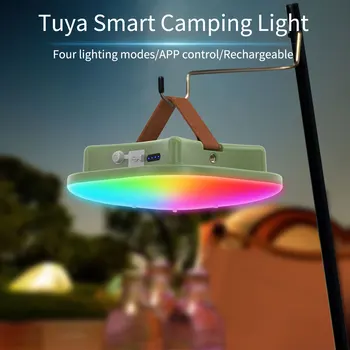 MOSLIGHTING 15600mah Vonkajšie LED Camping Svetlo Graffiti Bluetooth Ovládanie Party Atmosféru Ľahké Prenosné Baterka Rybolov