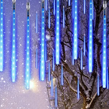 Thrisdar 50 288 LED Vianočné meteorický dážď Svetlá, ktoré patria Daždi Kvapka Cencúľ String Svetlá pre Dovolenku Stranou Domov, Terasa, Vonkajšie