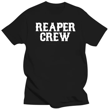 tričko Tlač Mužov Tričko Lete Motocyklových Fanúšikov Lebky Reaper Posádky VEĽKÉ VYSOKÝ 3XL Mens T-Shirt T-Shirt čierna tričko