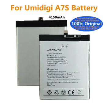 Vysoko Kvalitný 100% Originálne Náhradné Batérie Pre UMI Umidigi A7S A7 S 4150mAh kontakty batérie Batérie V Zásob + Sledovania Numb